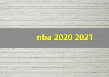 nba 2020 2021